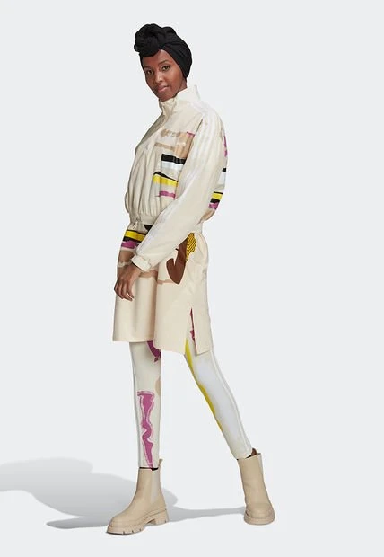 Vestido Beige-Multicolor Adidas Originals Thebe Magugu Tee Dress 5 Vestido Beige-Multicolor Adidas Originals Thebe Magugu Tee Dress - Imagen 3