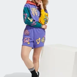 Bermuda Morado Multicolor Adidas Originals -Feminora Moda Tienda De Ventas adidas originals 7337 4400791 3 product