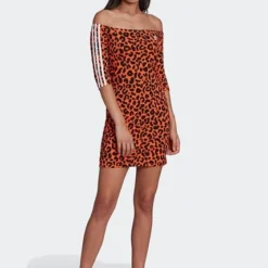 Vestido Naranja-Negro-Blanco Adidas Originals Rich Mnisi