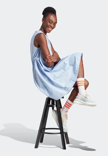 Vestido Celeste Adidas Performance City Escape 5 Vestido Celeste Adidas Performance City Escape - Imagen 3