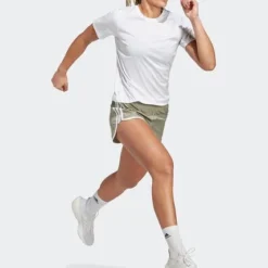 Short Verde Oliva-Blanco Adidas Performance -Feminora Moda Tienda De Ventas adidas performance 4843 3358022 3 product