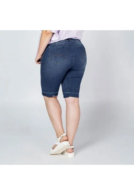 BERMUDA TALLAS GRANDES DENIM TONO OSCURO 5 BERMUDA TALLAS GRANDES DENIM TONO OSCURO - Imagen 3