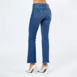 JEAN FLARE PARA MUJER TONO OSCURO CINCO ADRISSA -Feminora Moda Tienda De Ventas adrissa 4244 1629612 3 product