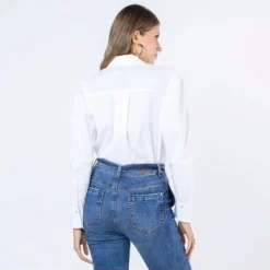 CAMISA ADRISSA MANGA LARGA PARA MUJER BLANCA -Feminora Moda Tienda De Ventas adrissa 4284 7039612 3 product