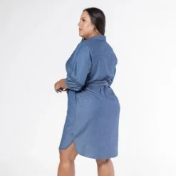 VESTIDO ADRISSA TALLAS GRANDES CAMISERO 8 VESTIDO ADRISSA TALLAS GRANDES CAMISERO -Feminora Moda Tienda De Ventas adrissa 4470 9039612 3 product