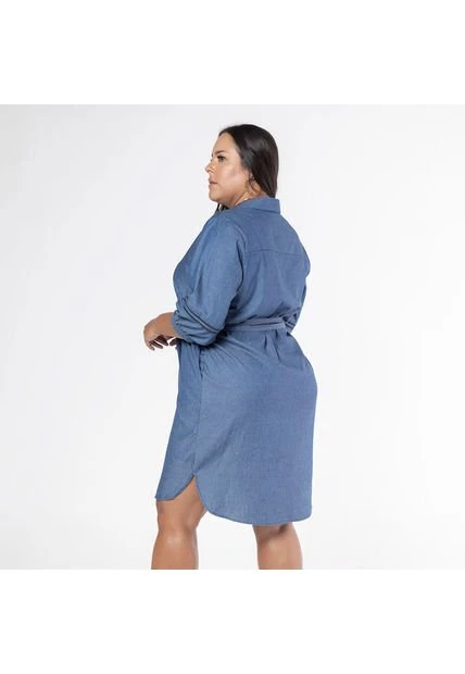 VESTIDO ADRISSA TALLAS GRANDES CAMISERO 5 VESTIDO ADRISSA TALLAS GRANDES CAMISERO - Imagen 3