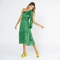 VESTIDO MIDI PARA MUJER ASIMÉTRICO ADRISSA