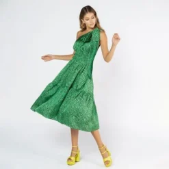 VESTIDO MIDI PARA MUJER ASIMÉTRICO ADRISSA -Feminora Moda Tienda De Ventas adrissa 4516 3139612 3 product