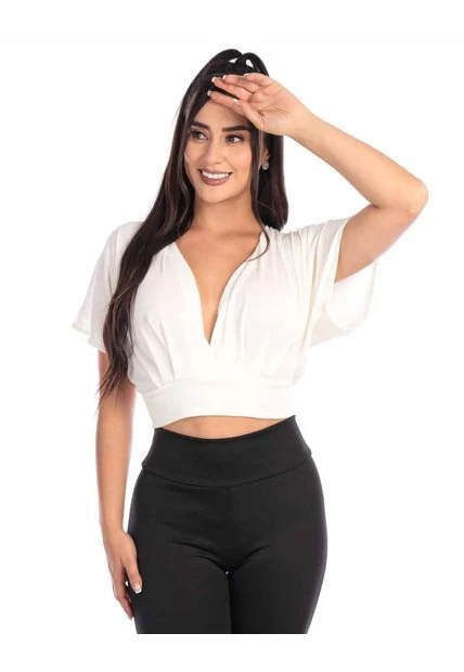 Blusa Escotada Corta Arequipe Mujer 3 Blusa Escotada Corta Arequipe Mujer