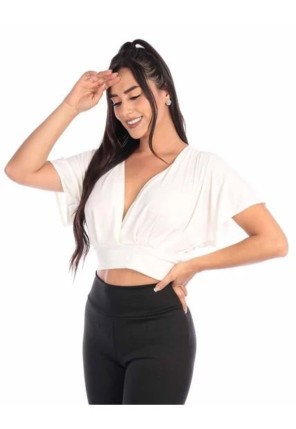 Blusa Escotada Corta Arequipe Mujer 4 Blusa Escotada Corta Arequipe Mujer - Imagen 2