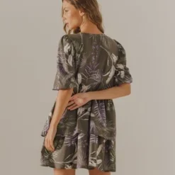 Vestido Verde-Lila-Beige Arkitect Éxito -Feminora Moda Tienda De Ventas arkitect 8809 2567022 3 product