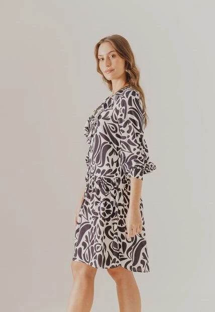 Vestido Negro-Marfil Arkitect Éxito 4 Vestido Negro-Marfil Arkitect Éxito - Imagen 2