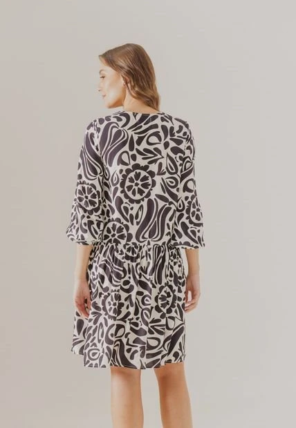 Vestido Negro-Marfil Arkitect Éxito 5 Vestido Negro-Marfil Arkitect Éxito - Imagen 3