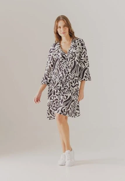 Vestido Negro-Marfil Arkitect Éxito 6 Vestido Negro-Marfil Arkitect Éxito - Imagen 4