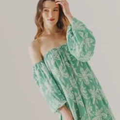 Vestido Verde-Blanco Arkitect Éxito
