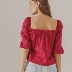 Blusa Borgoña Arkitect Éxito -Feminora Moda Tienda De Ventas arkitect 9304 5757022 3 product