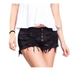 Short Juvenil Femenino Negro Atypical