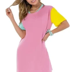 VESTIDO CORTO JUVENIL ROSADO BARBIE ATYPICAL 90632