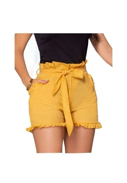 Short Juvenil Femenino Mostaza Atypical 3 Short Juvenil Femenino Mostaza Atypical