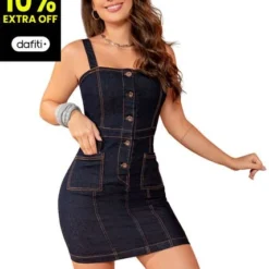 Vestido Corto Mujer Azul Atypical 91572