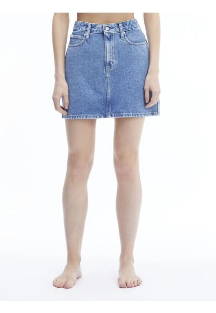 Mini Falda De Talle Alto Calvin Klein 3 Mini Falda De Talle Alto Calvin Klein