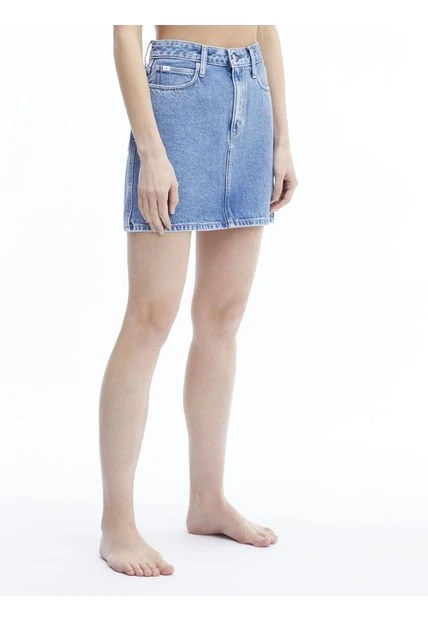 Mini Falda De Talle Alto Calvin Klein 5 Mini Falda De Talle Alto Calvin Klein - Imagen 3