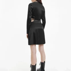 Vestido Con Logo Negro Calvin Klein 8 Vestido Con Logo Negro Calvin Klein -Feminora Moda Tienda De Ventas calvin klein 8144 0682622 3 product