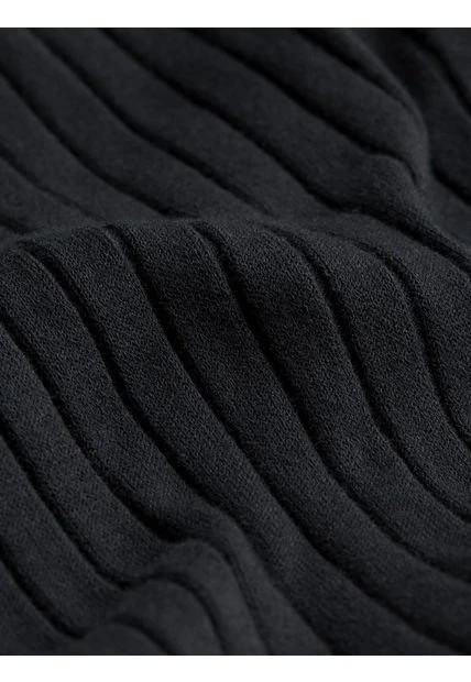 Vestido Con Logo En La Cintura Negro Calvin Klein 7 Vestido Con Logo En La Cintura Negro Calvin Klein - Imagen 5