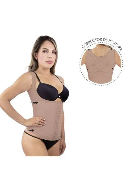 Corrector De Postura Ortopédicos Alta Compresión En Espalda Para Mujer Color Negro Efecto Invisible PowerNet Negro 3014 3 Corrector De Postura Ortopédicos Alta Compresión En Espalda Para Mujer Color Negro Efecto Invisible PowerNet Negro 3014