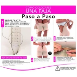 Faja Larga Moldeadora Control Abdomen Levanta Cola Para Mujer 3009 Fajas Canela -Feminora Moda Tienda De Ventas canela by elvira burgos 2639 5128561 3 product