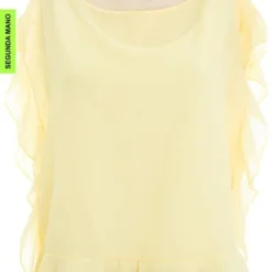 Blusa Amarilla Zara (producto De Segunda Mano)