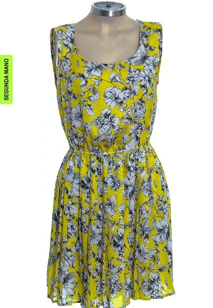 Vestido Amarillo Forever 21 (Producto De Segunda Mano) 3 Vestido Amarillo Forever 21 (Producto De Segunda Mano)