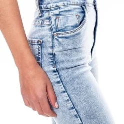 High Waist Skinny Fit Jeans Tono Claro Color Blue -Feminora Moda Tienda De Ventas color blue 0588 7843822 4 product