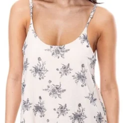 Vestido Corto De Tiras Estampado Flores Color Blue -Feminora Moda Tienda De Ventas color blue 1506 7945822 5 product