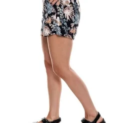 High Waist Short Con Elástico En Cintura Estampado Flores Color Blue 14 High Waist Short Con Elástico En Cintura Estampado Flores Color Blue -Feminora Moda Tienda De Ventas color blue 1830 6198822 6 product