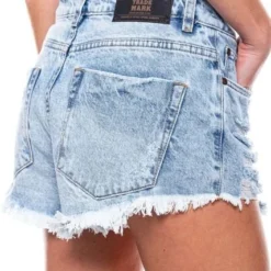 Slouchy Denim Shorts Tono Medio Con Botonadura Interna Y Rotos Color Blue 11 Slouchy Denim Shorts Tono Medio Con Botonadura Interna Y Rotos Color Blue -Feminora Moda Tienda De Ventas color blue 1968 0446822 4 product