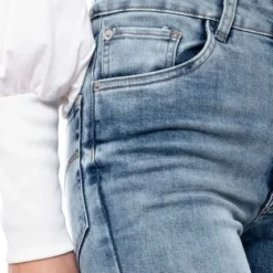 High Waist Skinny Jeans Tono Medio Con Botonadura Interna Color Blue -Feminora Moda Tienda De Ventas color blue 2233 1916822 4 product