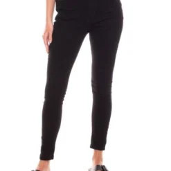 Black Denim Skinny Fit Jeans Color Blue