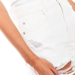 Shorts High Waist Con Rotos Y Ruedo Desflecado Color Blue 11 Shorts High Waist Con Rotos Y Ruedo Desflecado Color Blue -Feminora Moda Tienda De Ventas color blue 2722 2437822 4 product