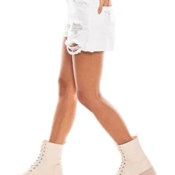 Shorts High Waist Con Rotos Y Ruedo Desflecado Color Blue 13 Shorts High Waist Con Rotos Y Ruedo Desflecado Color Blue -Feminora Moda Tienda De Ventas color blue 2727 2437822 6 product