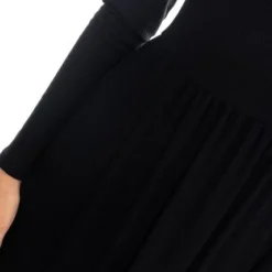 Vestido Manga Larga Con Abertura En Frente Y Tira Para Anudar En Espalda Color Blue 13 Vestido Manga Larga Con Abertura En Frente Y Tira Para Anudar En Espalda Color Blue -Feminora Moda Tienda De Ventas color blue 2954 0387822 5 product