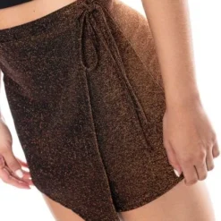 Falda Tipo Pareo Con Brillo Color Blue -Feminora Moda Tienda De Ventas color blue 3237 4248822 4 product