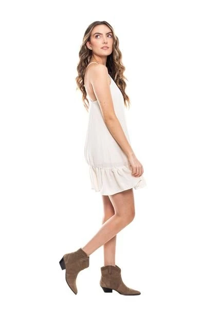 Vestido Corto De Tiras Con Bolero En Parte Inferior Color Blue 6 Vestido Corto De Tiras Con Bolero En Parte Inferior Color Blue - Imagen 4