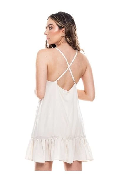 Vestido Corto De Tiras Con Bolero En Parte Inferior Color Blue 9 Vestido Corto De Tiras Con Bolero En Parte Inferior Color Blue - Imagen 7