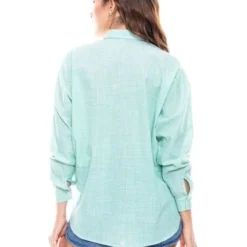 Camisa Manga Larga De Rayas Oversized Color Blue 15 Camisa Manga Larga De Rayas Oversized Color Blue -Feminora Moda Tienda De Ventas color blue 8750 9079722 7 product