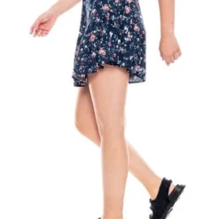 Falda Corta Con Boleros Estampado Floral Color Blue -Feminora Moda Tienda De Ventas color blue 9041 0430922 6 product