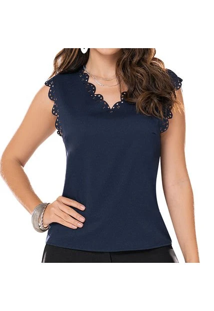 Blusa Catalina Azul Osc Para Mujer Croydon 3 Blusa Catalina Azul Osc Para Mujer Croydon