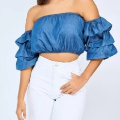 Blusa Azul Derek 824841 -Feminora Moda Tienda De Ventas derek 2891 6329581 3 product