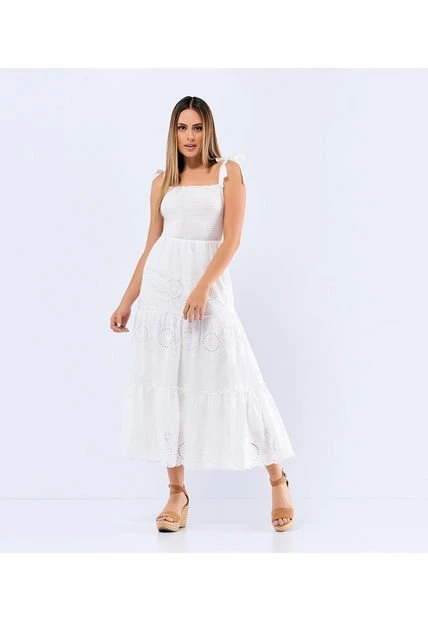 Vestido Blanco Derek 821698 3 Vestido Blanco Derek 821698