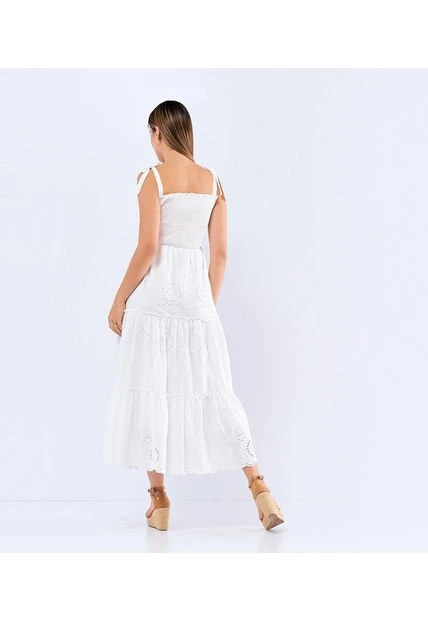 Vestido Blanco Derek 821698 4 Vestido Blanco Derek 821698 - Imagen 2